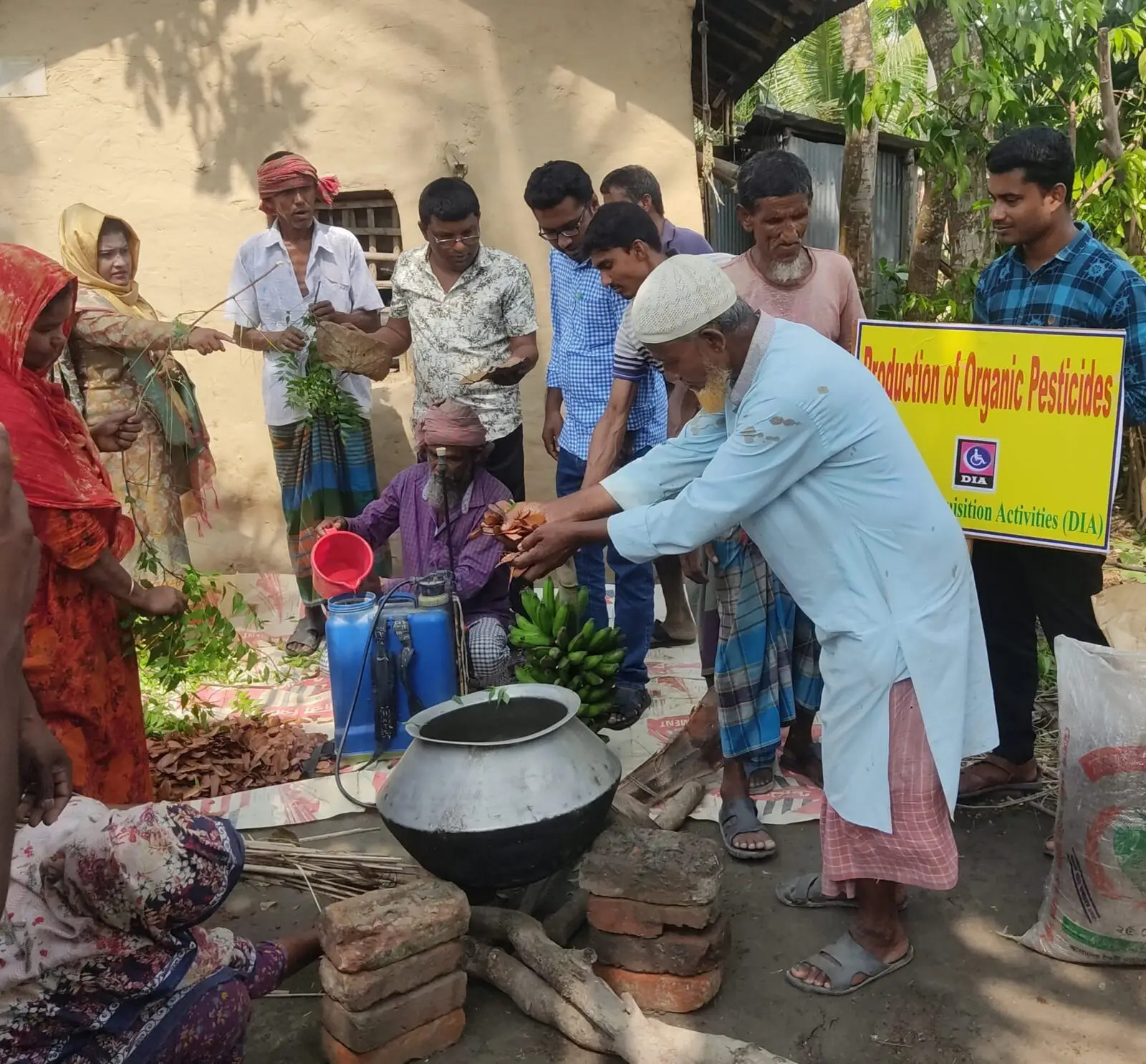 Organic pesticide production training